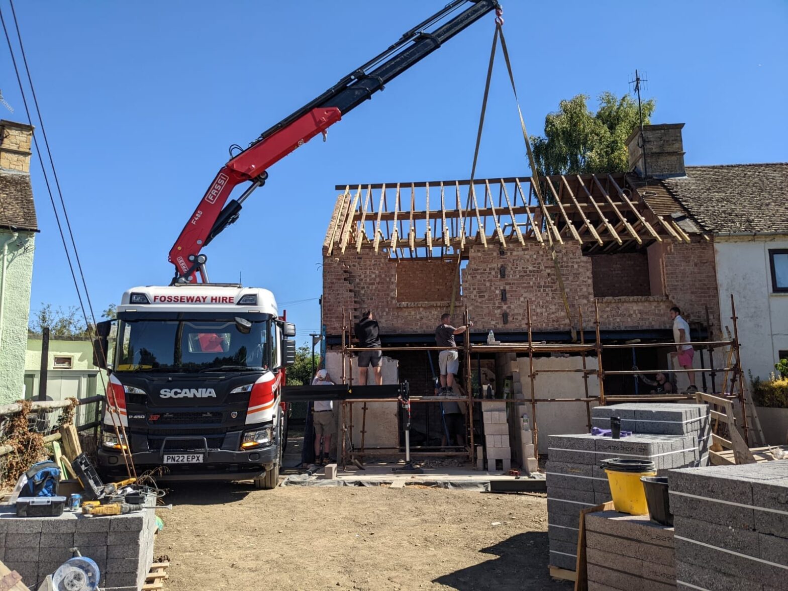 Heavy On-Site Lifting Warwickshire