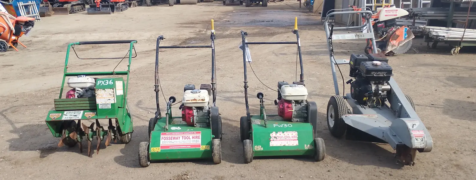 Lawn Scarifier Hire Warwickshire