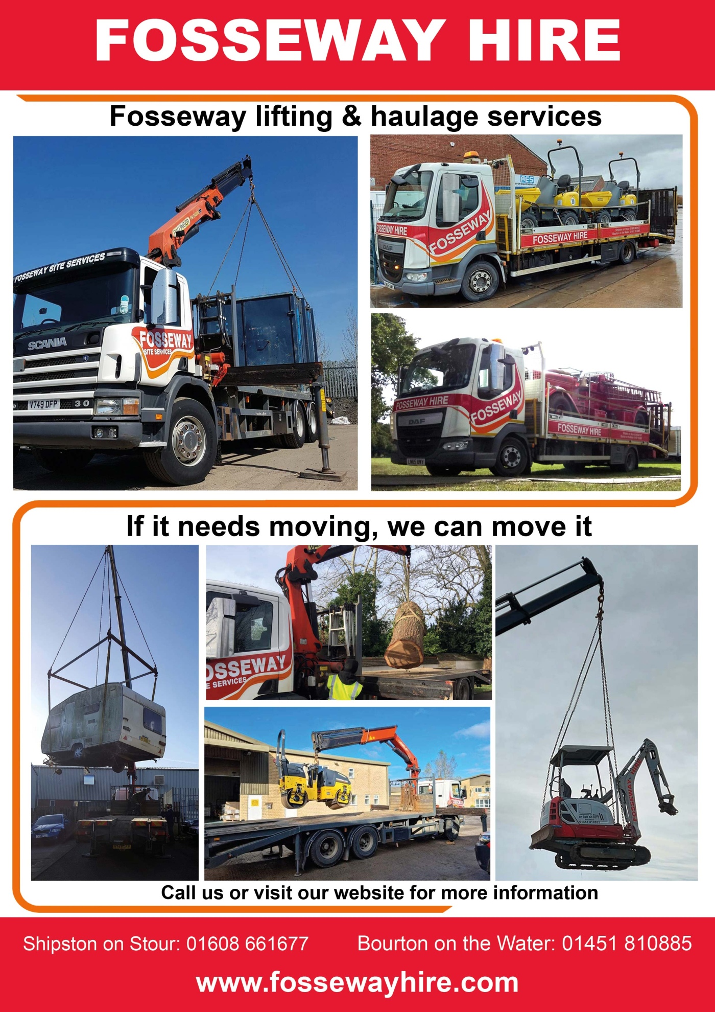 Warwickshire Haulage Company Delivery, Haulage, on Site Lifting Services